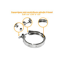 304 V-band σφιγκτήρας ταινίας από ανοξείδωτο χάλυβα 2,25" 2,5" 2,75" 3" 3,5" - EU35-39 - Sellzone.bg 304 V-band σφιγκτήρας ταινίας από ανοξείδωτο χάλυβα 2,25" 2,5" 2,75" 3" 3,5" - EU35-39